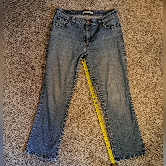 Vintage Y2K Levi's Relaxed Boot Cut 550 Denim Blue Jeans Women's Size 10 Short - Picture 5 of 9